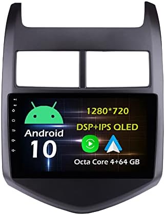 94 + 64GB Android 10 Dash Araba Stereo Radyo için Fit Chevrolet Aveo Sonic 2011 12 13 14 15 GPS navigasyon Başkanı