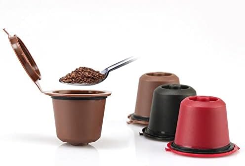 Doldurulabilir Bakla Nespresso Orijinal Hat Kahve Makinesi, Yeniden Kullanılabilir Kapsül Bardak-2'li paket