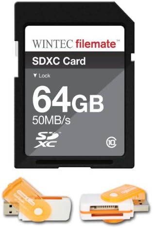 64GB Sınıf 10 SDXC Yüksek Hızlı Hafıza Kartı 50 MB/Sn. Olympus TG-310 Sz-30MR Kameralar. HD kalitesinde yüksek hızlı