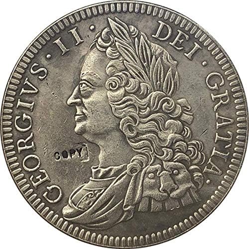 Mücadelesi Coin 1746 Birleşik Krallık 1 Taç Kopya Paraları Ev Odası Ofis Dekor Sikke Koleksiyonu