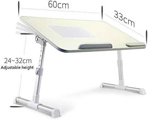 Haieshop laptop standı Yatak Katlanır Masa Taşınabilir Yatak Tepsisi Yüksekliği Ayarlanabilir dizüstü bilgisayar masası