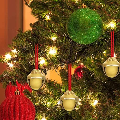 Toyvıan Noel Çanları 2 Paket Noel Çanları Süslemeleri Jingle Bell Süs Noel Süsleri Jingle Bell yılbaşı dekoru