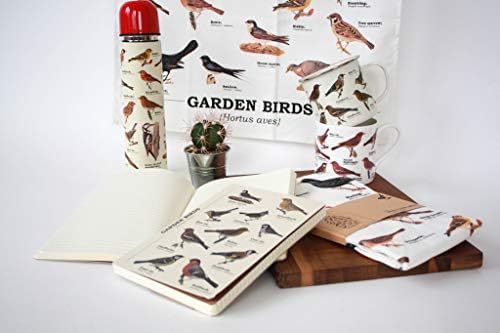 Gift Republic Garden Birds Emaye Kupa, 1 Adet (1'li Paket), Çok Renkli, 450 mililitre