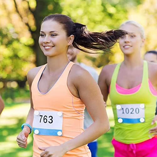 LLDYNW 64 adet Koşu Önlüğü Tokaları Koşu Önlüğü Sabitleme Klipsleri Yarış Numarası Tokaları Maraton Numarası Tokaları