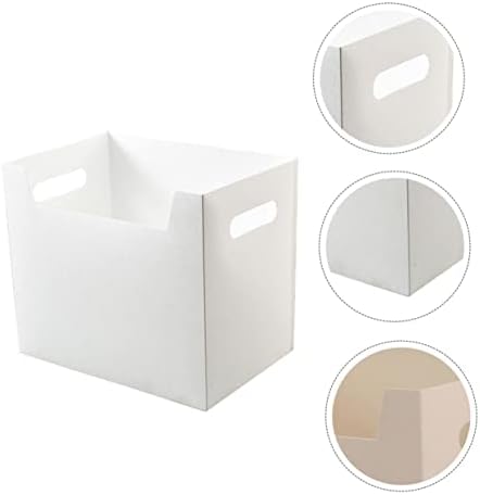 Zerodeko 2 adet Kutuları Dosya saklama kutusu Küçük Saklama Kabı Taşınabilir Dosya Kutusu Dergisi saklama kutusu Masaüstü