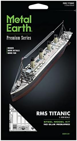 Metal Toprak Premium Serisi RMS Titanic Gemi 3D Metal model seti Büyülenmeler