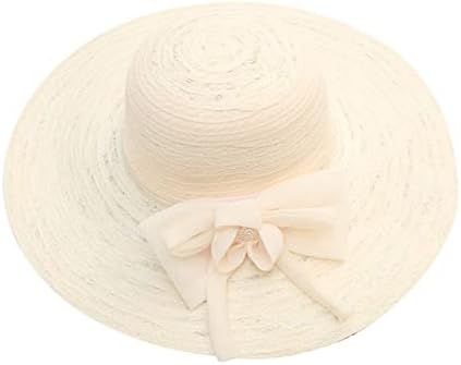 Kadın Dantel İlmek kilise şapkaları Düğün Şapka Gelin Büyük Ağız Roll Up Yaprak Çiçek Salonu Ayarlanabilir Plaj Hafif