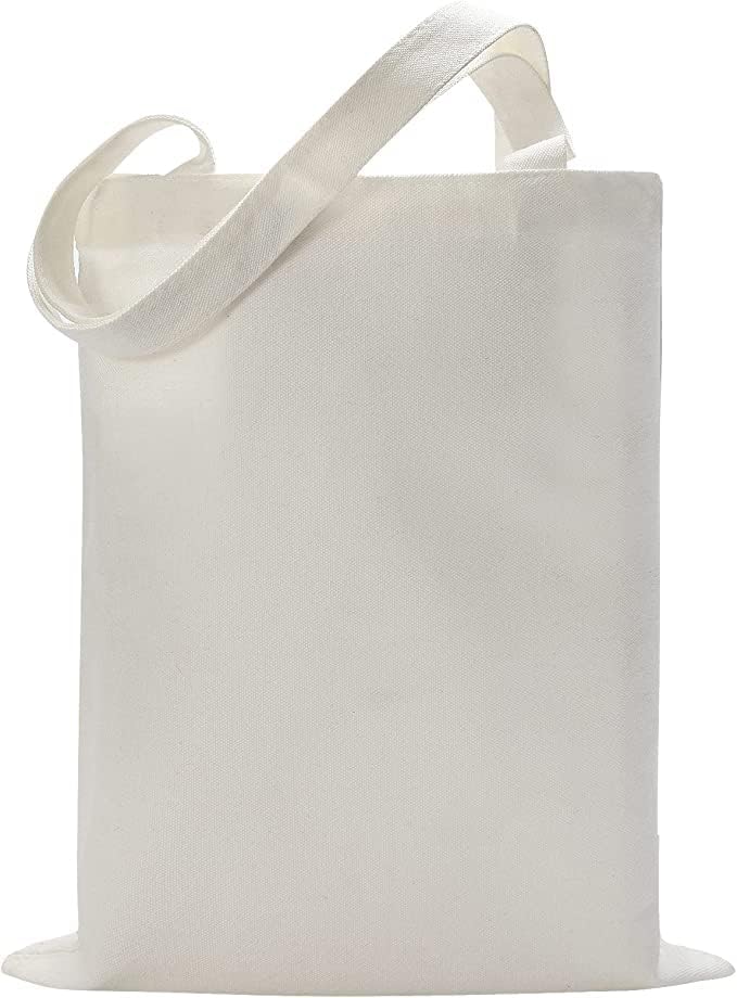 12 Paket Toptan Süblimasyon Tote Çanta boş bez alışveriş çantası bakkal torbaları ısı Transferi Vinil DIY İşçiliği