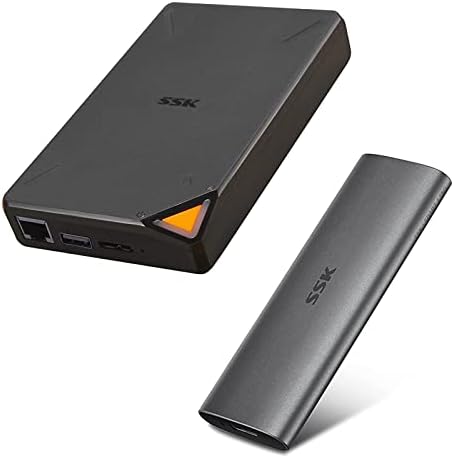 SSK Paketleri 1 TB Taşınabilir NAS Kablosuz SSD 128G Taşınabilir SSD, USB3. 1 Gen2 6 Gbps Ultra Hızlı Harici Katı