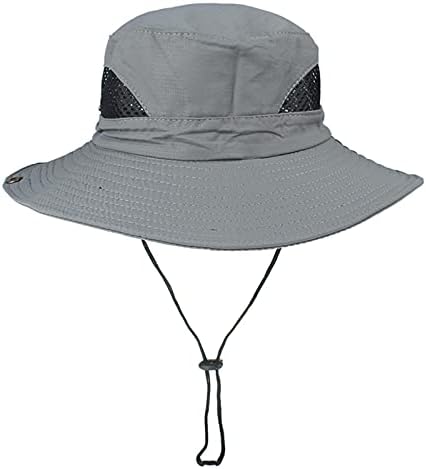UKKD Açık Erkekler Şapkalar balıkçılık şapkası Düz Renk Geniş Ağızlı Anti-Uv Plaj Güneş kapaklar Kadın Kova şapka