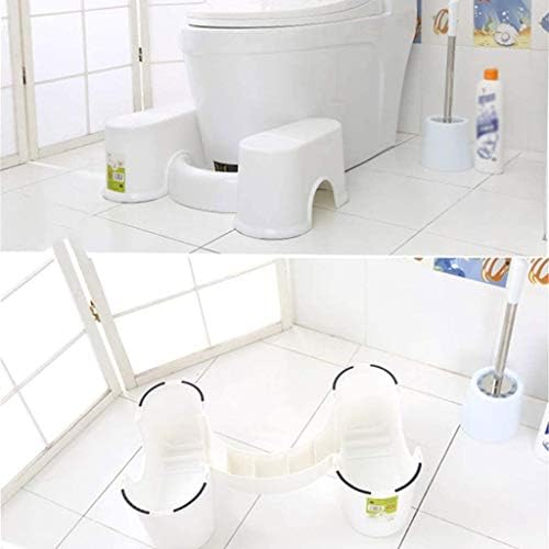 ZLXDP Yükseklik Çömelme Tuvalet Adım Dışkı, Kullanışlı ve Kompakt Çömelme Dışkı, Yaratıcı Kaymaz Klozet Tabure, Tüm