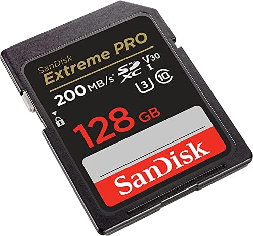 SanDisk 128 GB Extreme Pro Hafıza Kartı Canon EOS Rebel T5 ile çalışır, T6, T6i, T7i, EOS 5D Mark IV, 6D Mark II,