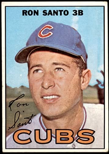 1967 Topps 70 Ron Santo Chicago Cubs (Beyzbol Kartı) VG + Cubs