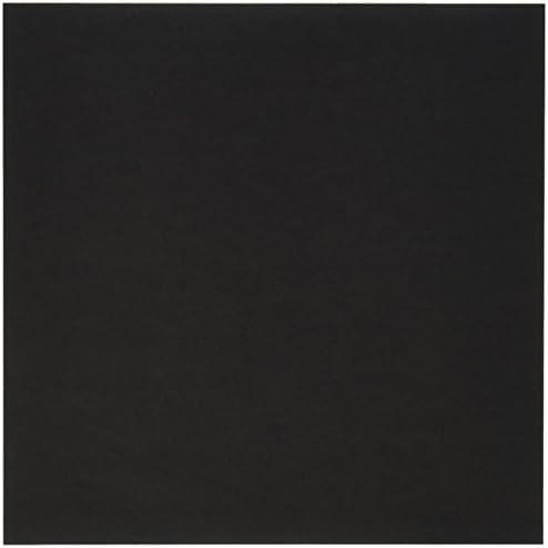 Aitoh OG-BLK Origami Kağıdı, 5,875 inç x 5,875 inç, Siyah, 50 Kağıtlar
