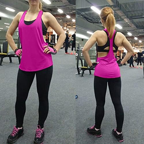 Kadın Spor Yelek Özel Rahat Koşu Fitness Egzersiz Yoga Kas Gömlek spor salonu için üst giyim Dip Üstleri Kadın