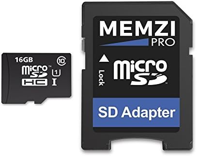 MEMZİ PRO 16 GB Sınıf 10 90 mb/s Micro SDHC Hafıza Kartı SD Adaptörü ile Garmin Nuvi 3700 Serisi Uydu Navigasyon için