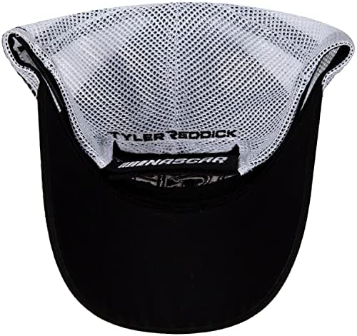 Damalı Bayrak Sporları Tyler Reddick 8 2022 3CHİ Sponsoru Siyah Beyaz Kamyon Şoförü Filesi Ayarlanabilir Şapka /