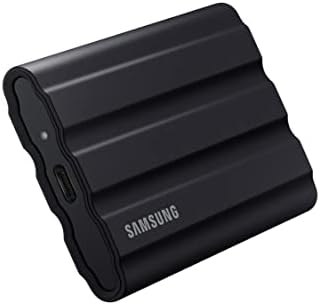 SAMSUNG Taşınabilir SSD T7 Kalkanı (MU-PE1T0S / EU), 1 TB, USB 3.2 Gen. 2, 1050 MB/s Okuma, 1000 MB/s Yazma, Mac,