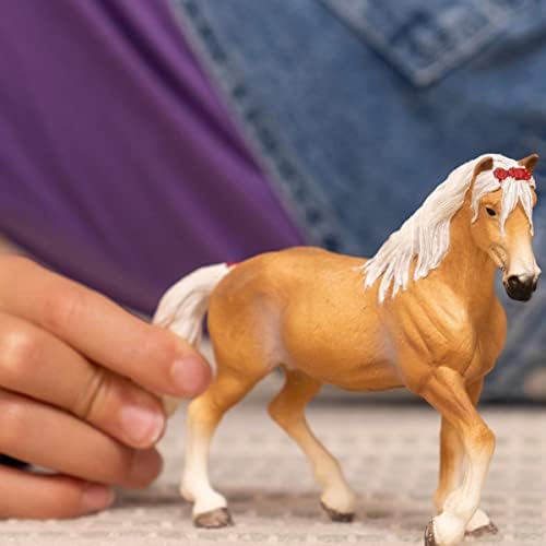 Schleich Horses 2023, At Kulübü, Kızlar ve Erkekler için at oyuncakları Haflinger Mare At Oyuncak Heykelcik, 5 Yaş+
