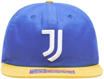 Fan mürekkep Juventus 'Swingman' ayarlanabilir Snapback futbol şapka / kap / mavi / sarı