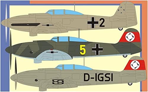 LF Modeli LFMPE4808 1/48 Alman Hava Kuvvetleri Heinkel He112B-0/1/V9 Almanya Üstü Plastik Model