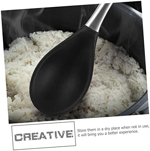 BESTonZON 4 pcs Taşınabilir Aksesuar hizmet pirinç ile ayakta Mutfak çalışır büfe Scoop Spatula Japon Asya Gereçler