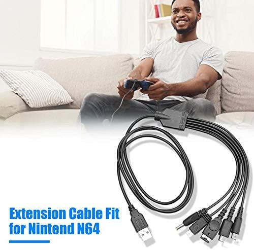 SERWİN-1.8 m Denetleyici Uzatma Kablosu Nintendo N64 Oyun Aksesuarları Denetleyici Genişletici Adaptörü Kablosu Değiştirme