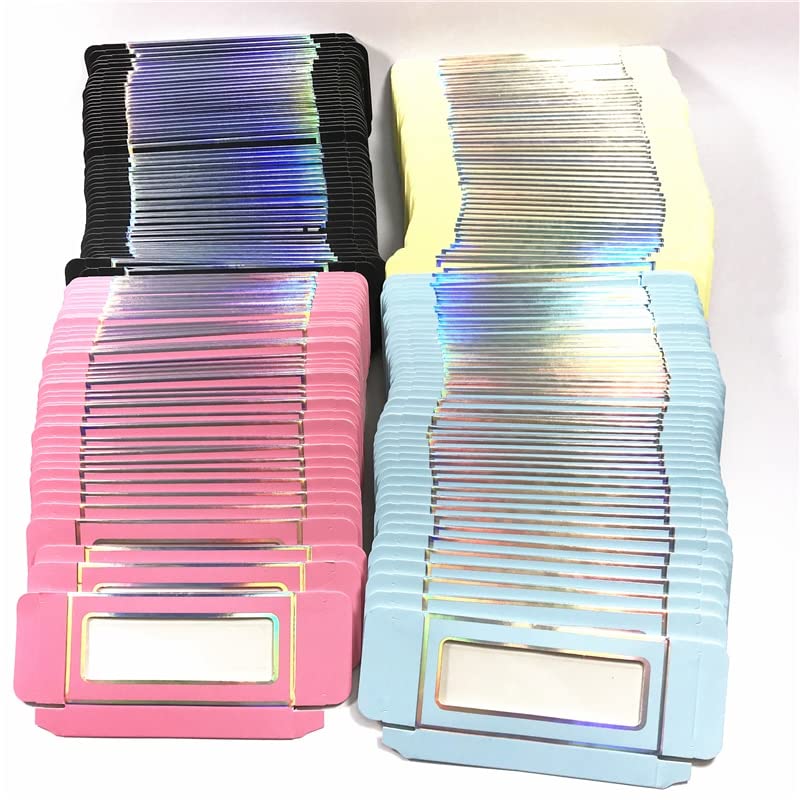 Kağıt Kirpik Ambalaj kutusu Kirpik Kutuları Ambalaj 10mm-25mm Kirpik Durumda Toplu (Renk: 5, boyut : tepsi olmadan