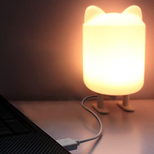 VORCOOL küçük lambalar dekoratif LED kreş gece lambası silikon bebek gece lambası dekoratif başucu lambası atmosfer