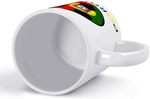 Portekiz Futbol Baskı Kupa kahve bardağı Seramik çay bardağı Komik Hediye Logo Tasarımı ile Ofis Ev için Kadın Erkek-11
