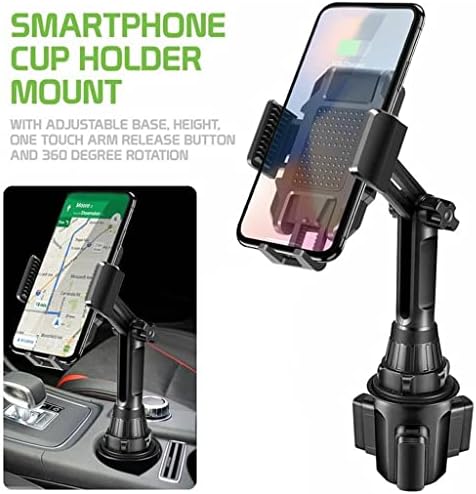 WALNUTA Ayarlanabilir Gooseneck Araba su Bardağı Tutucu Cep Telefonu Dağı Enayi Standı Cradle Cep tablet telefon Araç