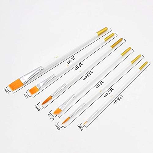 FLOYINM 6 adet / takım Ahşap Saplı Suluboya boya kalemi boya Fırçaları Malzemeleri Çizim Sanat Beyaz Boyama Sanat