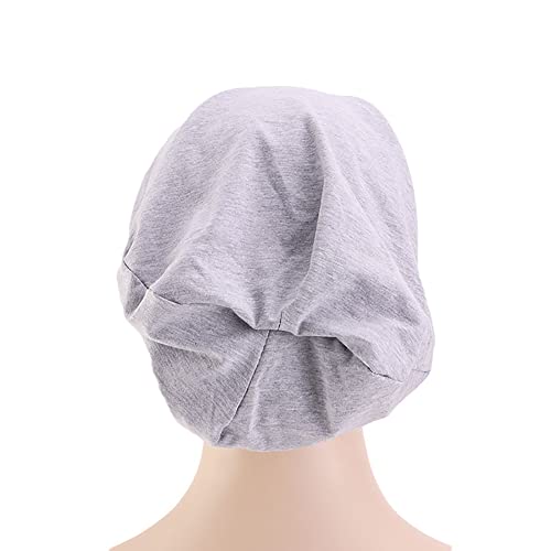 Retzjorv 3 Adet Kadın Saten Astarlı Uyku Kap hımbıl bere Şapka Şapkalar Elastik Bant Gece Uyku Şapka Kemo Saç Bakımı