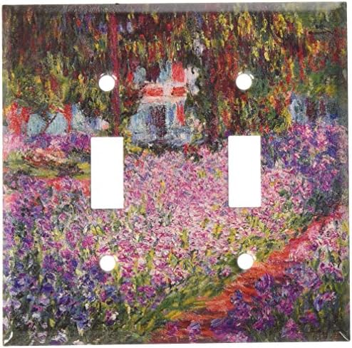 Sanat Plakaları-Monet: Sanatçının Bahçe Anahtar Plakası-Çıkış Kapağı
