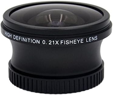 Aşırı Balık Gözü Lens (0.21 x) Canon VIXIA HF20 + Yeni Batı Mikro Fiber Kumaş