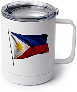 ExpressİtBest 22oz Spor Şişesi-Filipinler Bayrağı Filipinli, Pinoy-Birçok Seçenek