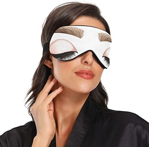 WELLDAY uyku maskesi kapalı kadın gözler gece göz bandı kapak yumuşak konfor körü Körüne engelleme ışık ayarlanabilir
