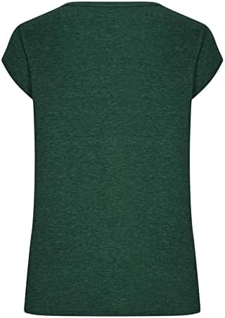 Kadınlar için Tank Tops, bayan Yaz Üstleri Moda Grafik Baskılı Gömlek Egzersiz Spor Bluz Gevşek Yumuşak Rahat Tee