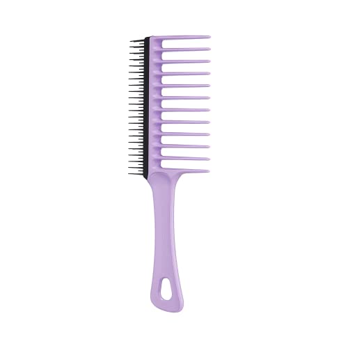 Arapsaçı Teezer / Kıvırcık Saçlar için Geniş Diş Tarağı / 3c ila 4c Saçlar için Çift Taraflı Geniş Diş Dolaşık Açıcı