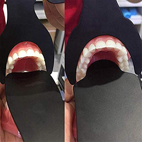 Diş Fotoğraf Kontrast Siyah Arka Plan Kurulu Ortodontik İntraoral Fotografik Kontrast Damak Fotoğraf Kontrast 6 Adet