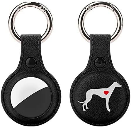 Greyhound Köpek Kalp ile Uyumlu AirTag Anahtarlık ile GPS Öğe Bulucu Aksesuarları için Anahtarlık ile AirTags