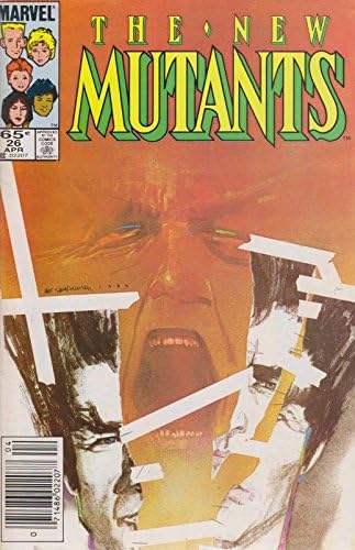 Yeni Mutantlar, 26 (Mark Kuyumcular ) FN; Marvel çizgi romanı / Claremont Sienkiewicz