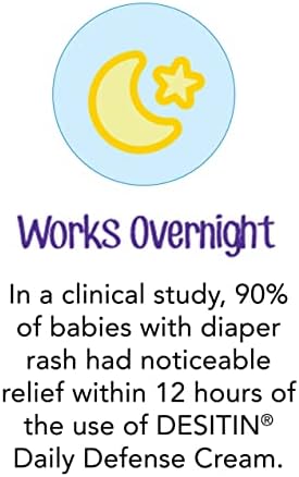 Desitin Günlük Savunma Bebek Bezi Döküntü Kremi %13 Çinko Oksit, Bebek Bezi Döküntülerini Tedavi Etmek, Rahatlatmak