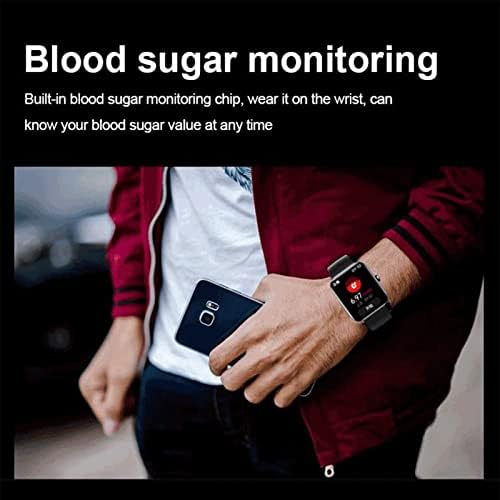 YAOBFUL F57l Kan Şekeri İzleme Smartwatch, Spor İzci ile Kan Basıncı, Kan Oksijen İzleme, nabız monitörü Non-invaziv