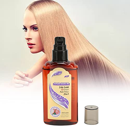 Brrnoo Soğan Saç Yağı, Soğan Saç bakım yağı Ferahlatıcı Nemlendirici Besleyici Onarım Saç uçucu yağ Erkekler Kadınlar