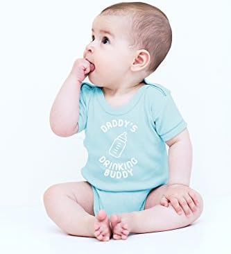 Çılgın Bros Tee babasının İçme Buddy Komik Sevimli Yenilik Bebek Tek parça Bebek Bodysuit