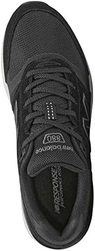 New Balance MW880BK5 Koşu Ayakkabısı (2E Genişlik) - 9,5 ABD Siyah