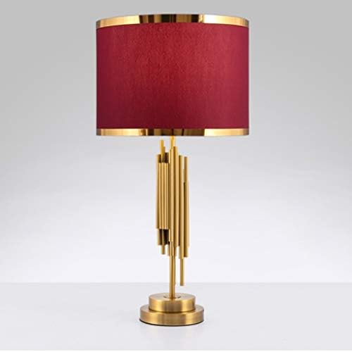Masa lambası Modern Masa Lambası Başucu Lambası Sıcak Yatak Odası Düğün ve Şenlikli Kırmızı Çeyiz Lambası Uzun Ömürlü
