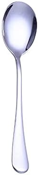 ALONCEcfsz Yemek Kaşığı 2 ADET salata kaşığı Paslanmaz çelik çatal bıçak kaşık seti servis kaşık seti Lapası Erişte