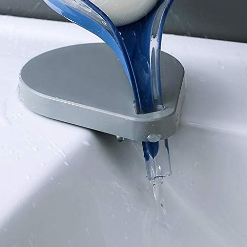 QİANBAOBAO Yaprak Şekli Sabun Kutusu Banyo Sabunluk Çanak Depolama Plaka Tepsi Banyo Sabunluk Durumda Banyo Malzemeleri